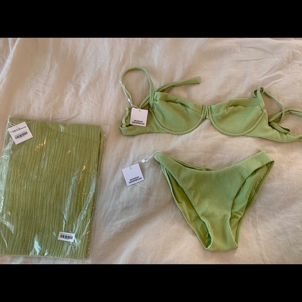Monday Swimwear bikini with matching sarong